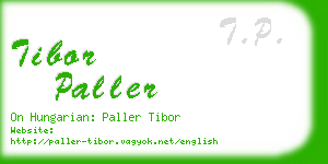 tibor paller business card